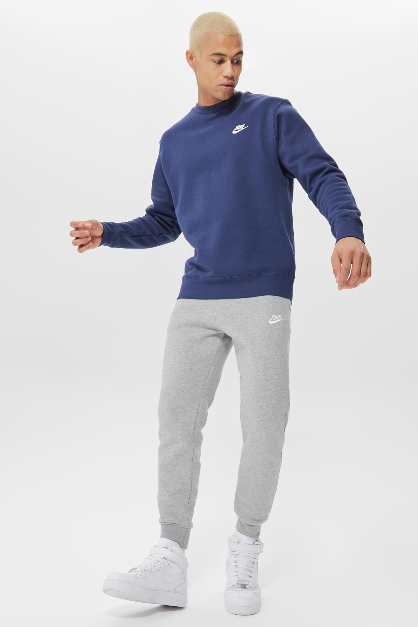 Nike Club Fleece Crewneck Sweatshirt Mavi