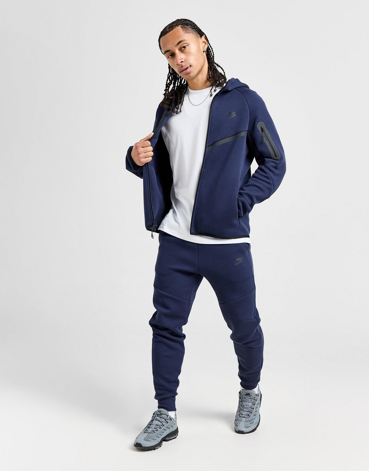 Nike Tech Fleece Full-Zip Hoodie Lacivert