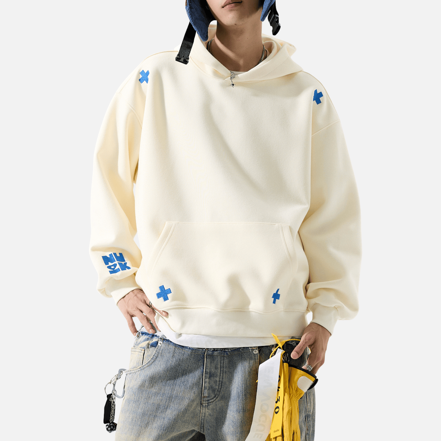 UrbanLaws Nakışlı Harf Patch Sweatshirt