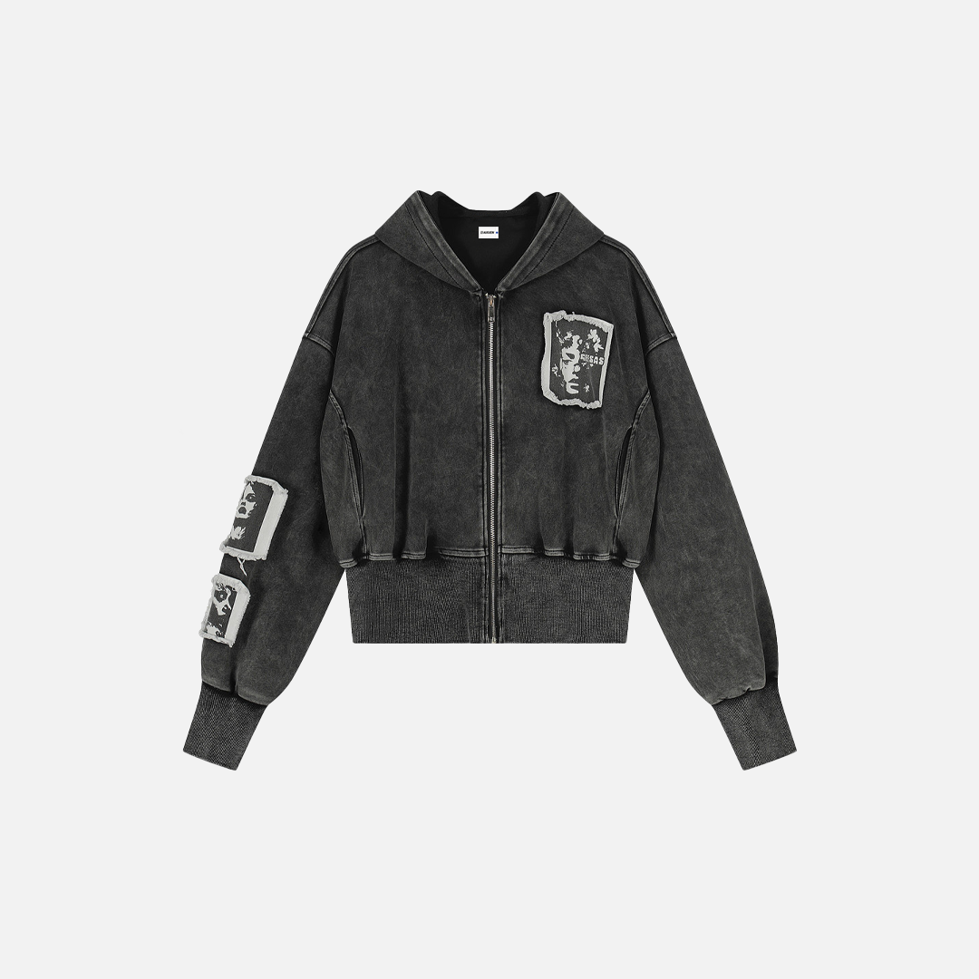 UrbanLaws Y2K Punk Tarzı Oversize Hoodie