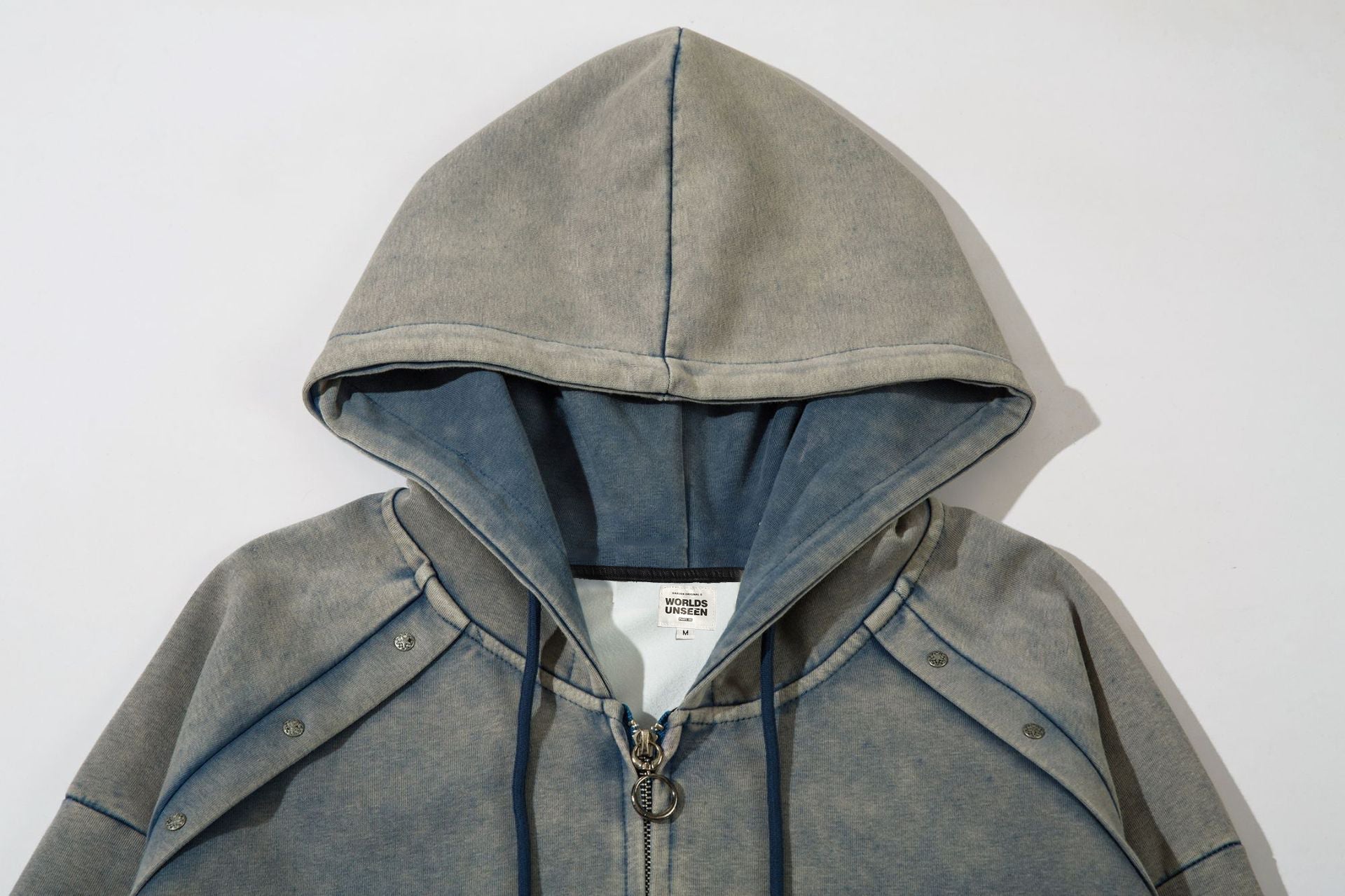 UrbanLaws Sınırlı Üretim Mavi Fermuarlı Hoodie