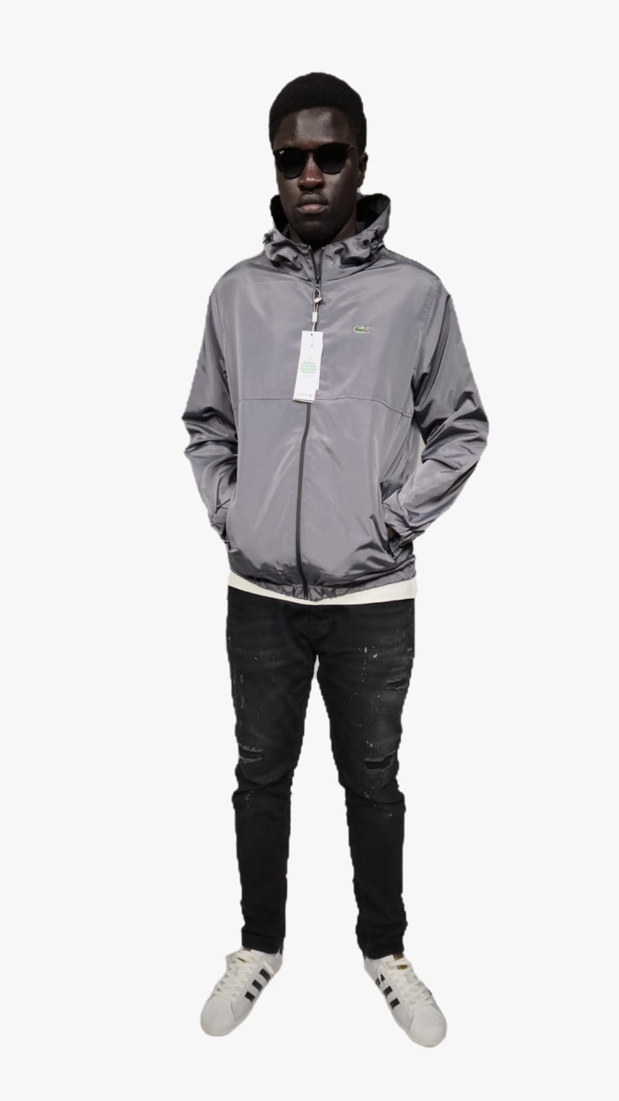 LCST Hoodie Yağmurluk Gri