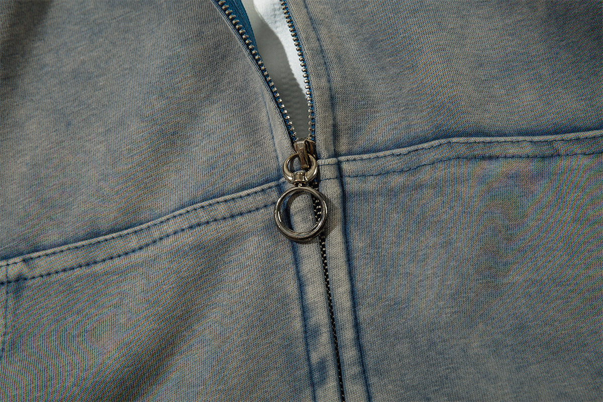 UrbanLaws Sınırlı Üretim Mavi Fermuarlı Hoodie