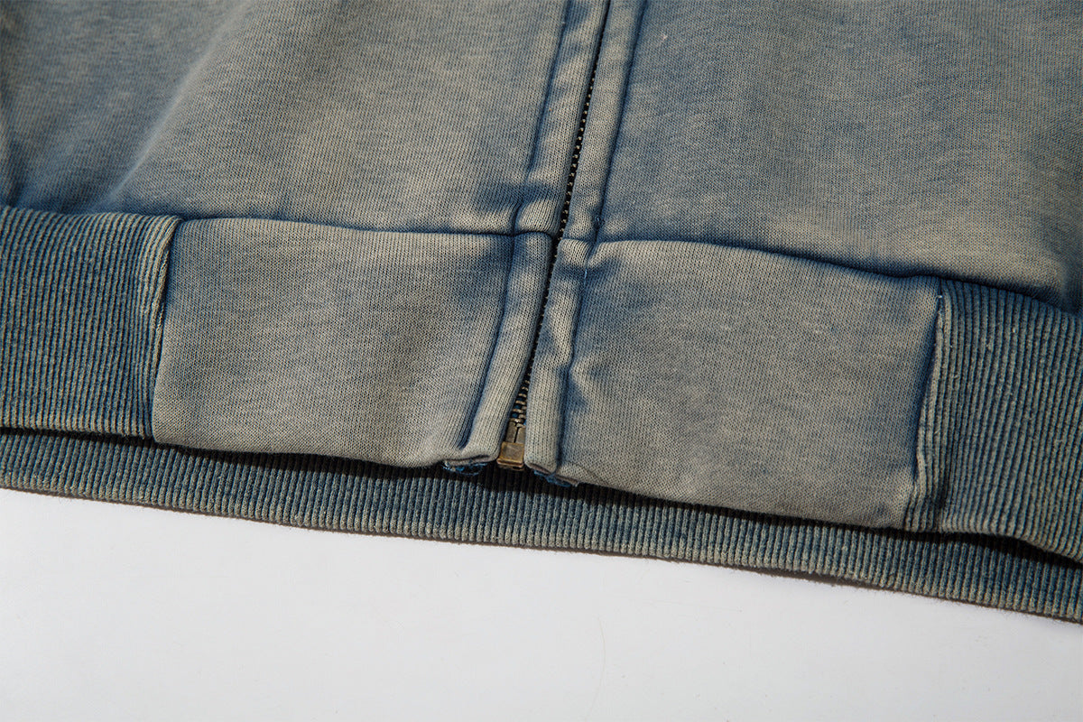 UrbanLaws Sınırlı Üretim Mavi Fermuarlı Hoodie