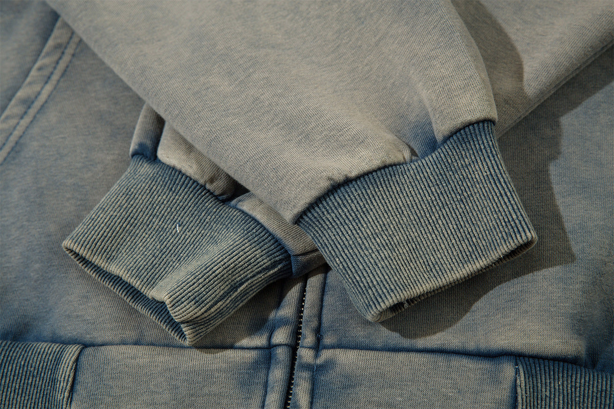 UrbanLaws Sınırlı Üretim Mavi Fermuarlı Hoodie