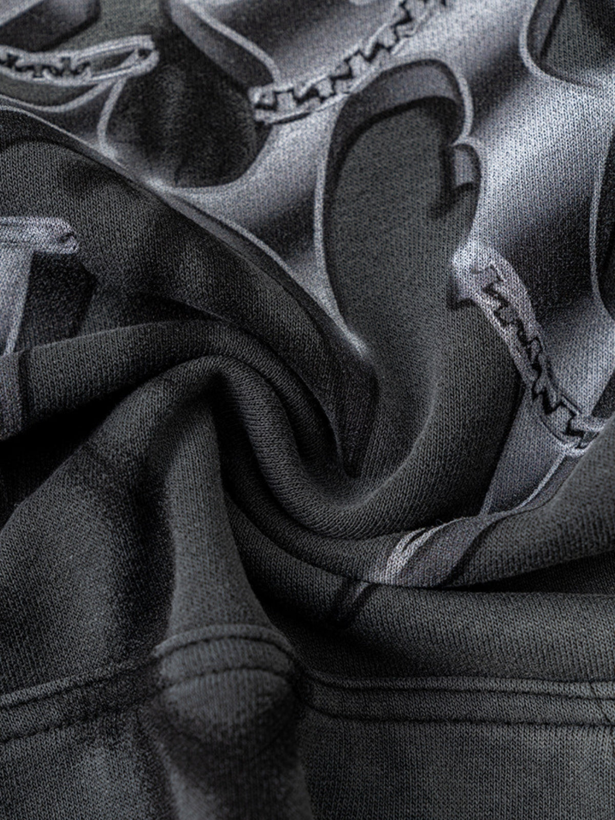 UrbanLaws Oversize Baskılı Hoodie