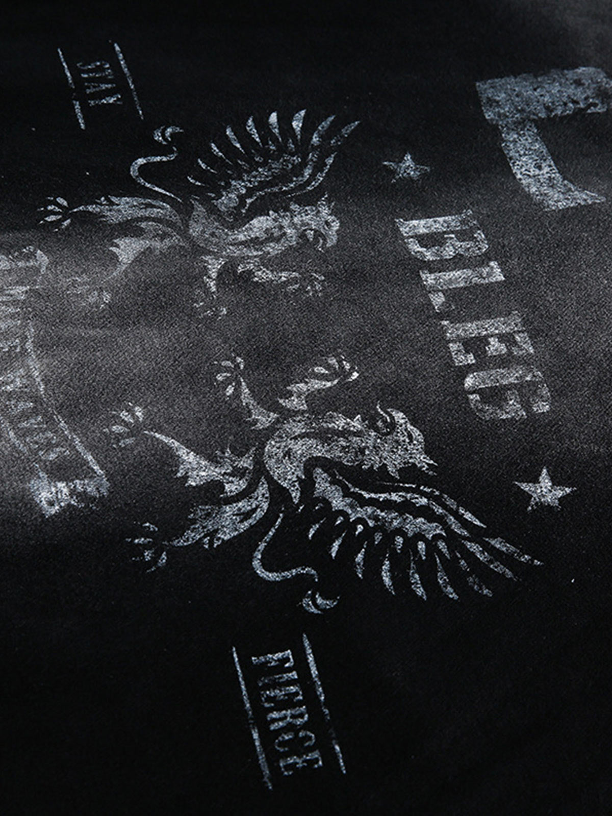 Sokak Sprey Baskılı Hoodie