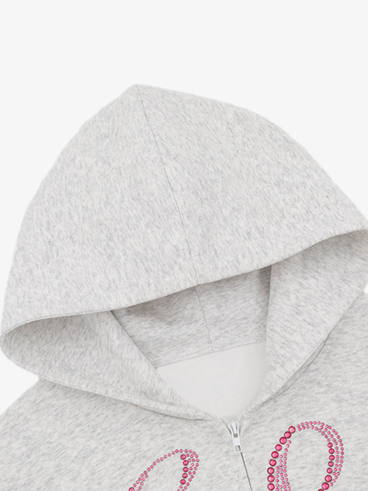 UrbanLaws Rhinestone Cropped Hoodie