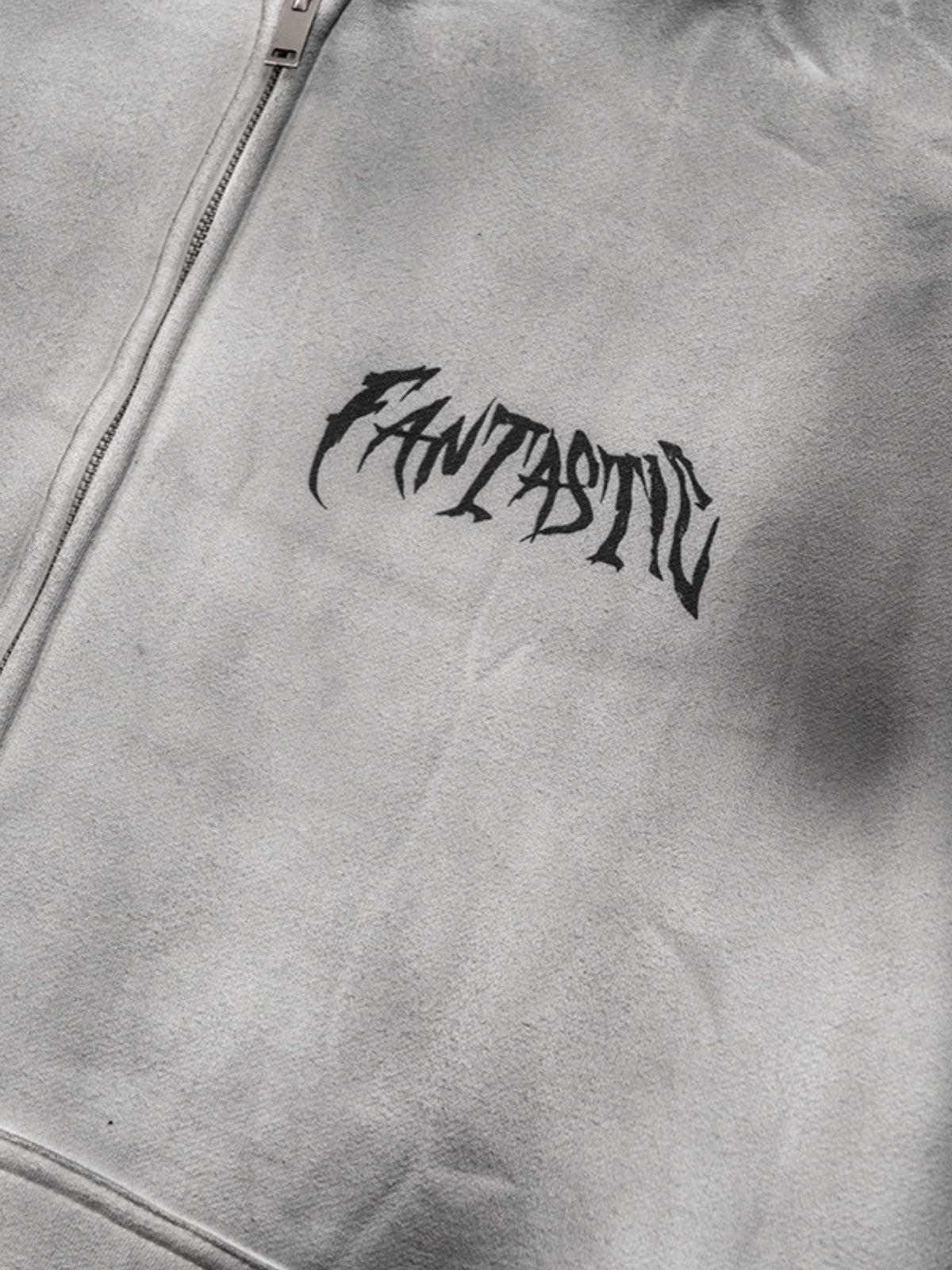 UrbanLaws FANTASTIC Oversize Fermuarlı Kapüşonlu Sweatshirt