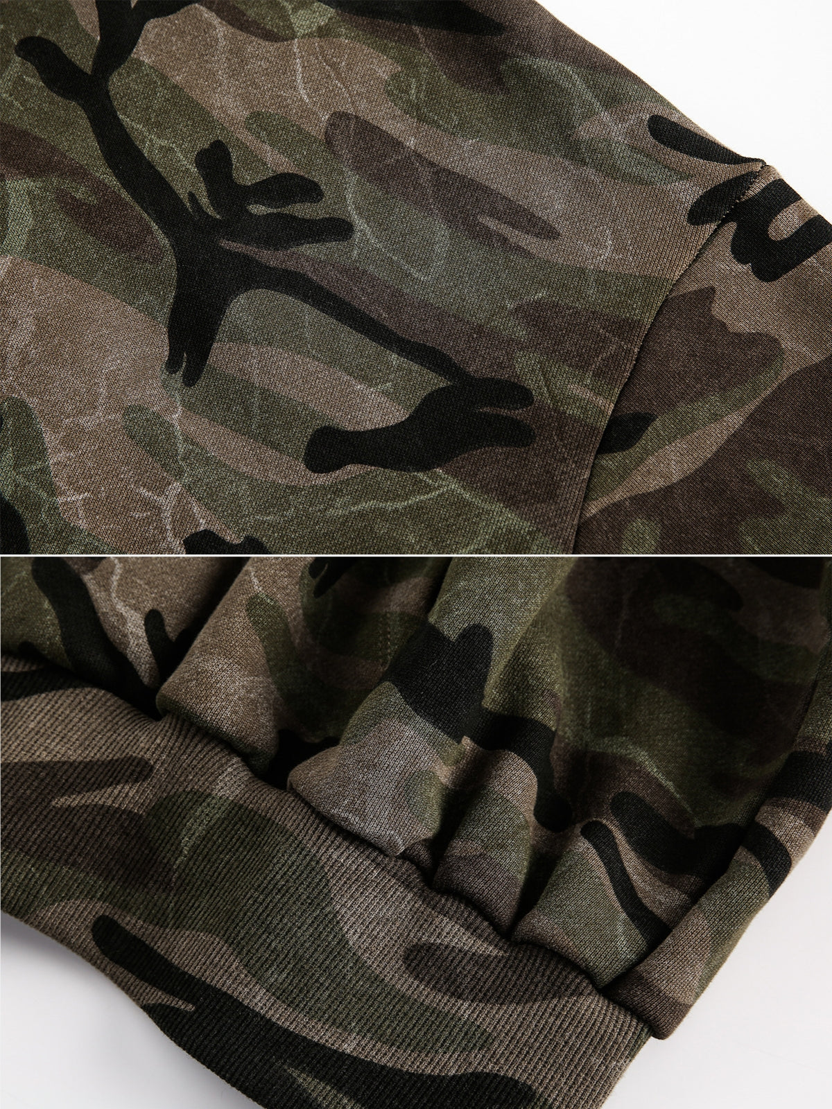 CAMMOS - Cropped Basic Zip Up Hoodie