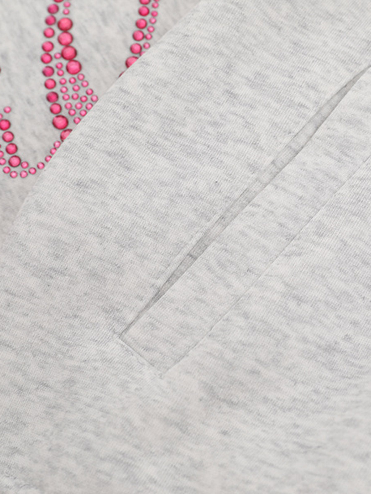 UrbanLaws Rhinestone Cropped Hoodie