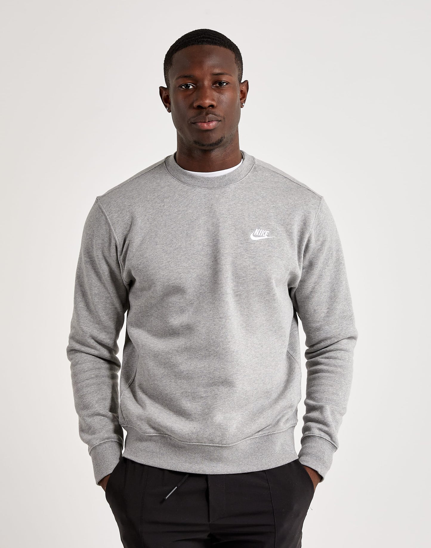 Nike Club Fleece Crewneck Sweatshirt Gri