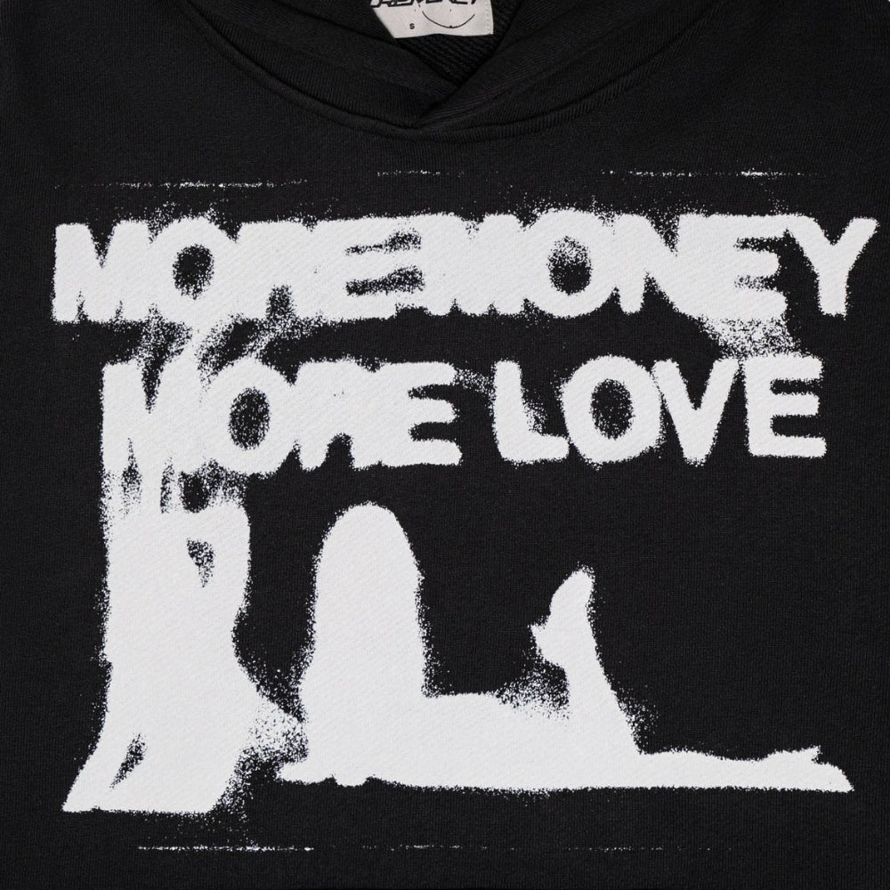More Money More Love Kapüşonlu Sweatshirt