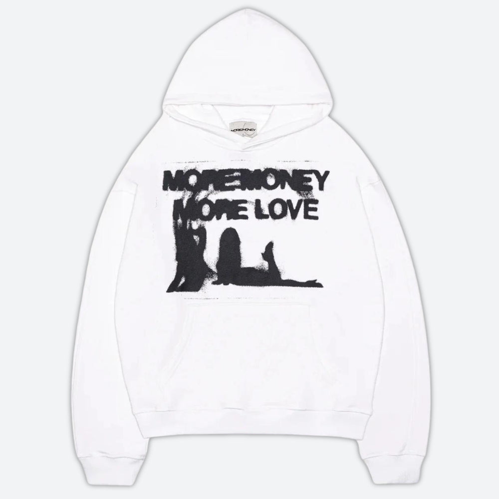 More Money More Love Kapüşonlu Sweatshirt