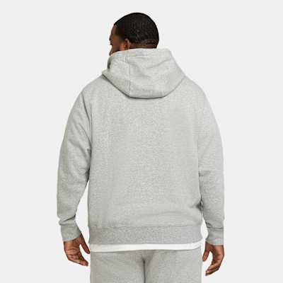 Nike Club Fleece Full-Zip Hoodie Kapüşonlu Gri