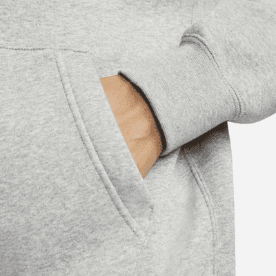 Nike Club Fleece Full-Zip Hoodie Kapüşonlu Gri