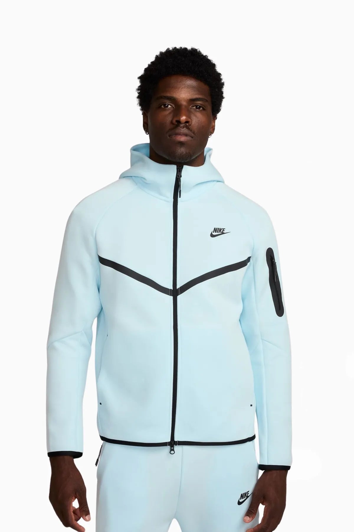 Nike Tech Fleece Full-Zip Hoodie Açık Mavi