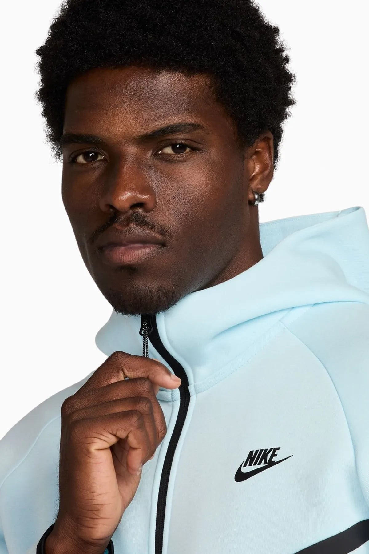 Nike Tech Fleece Full-Zip Hoodie Açık Mavi