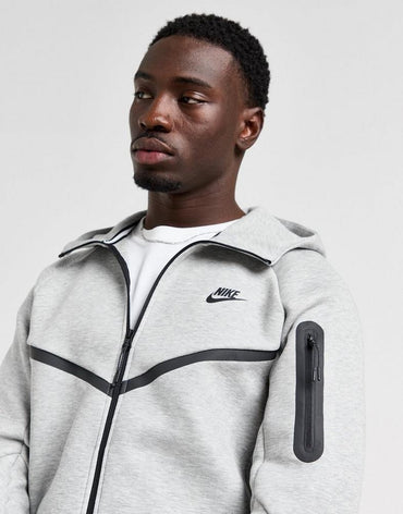 Nike Tech Fleece Full-Zip Hoodie Gri