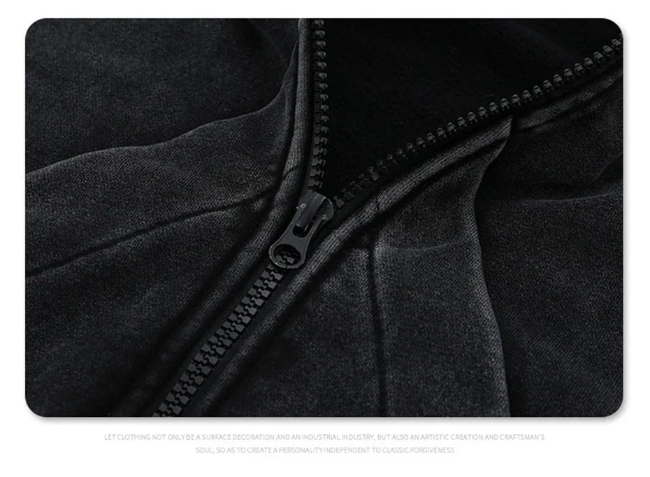 UrbanLaws Retro Siyah Oversize Hoodie