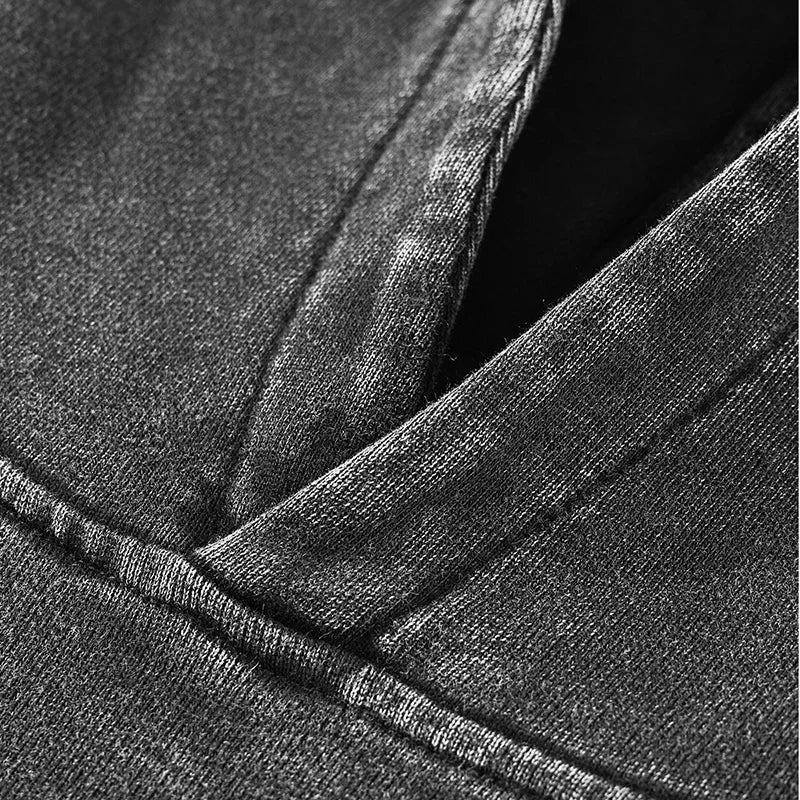 Y2K Her Şeyi Gören Göz Grafik Kapüşonlu Sweatshirt