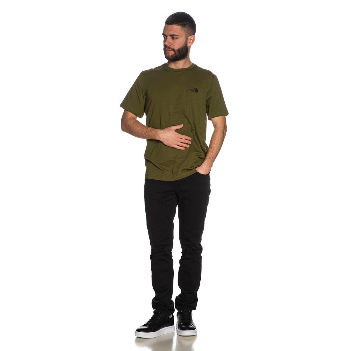 The North Face Simple Dome Haki T-shirt