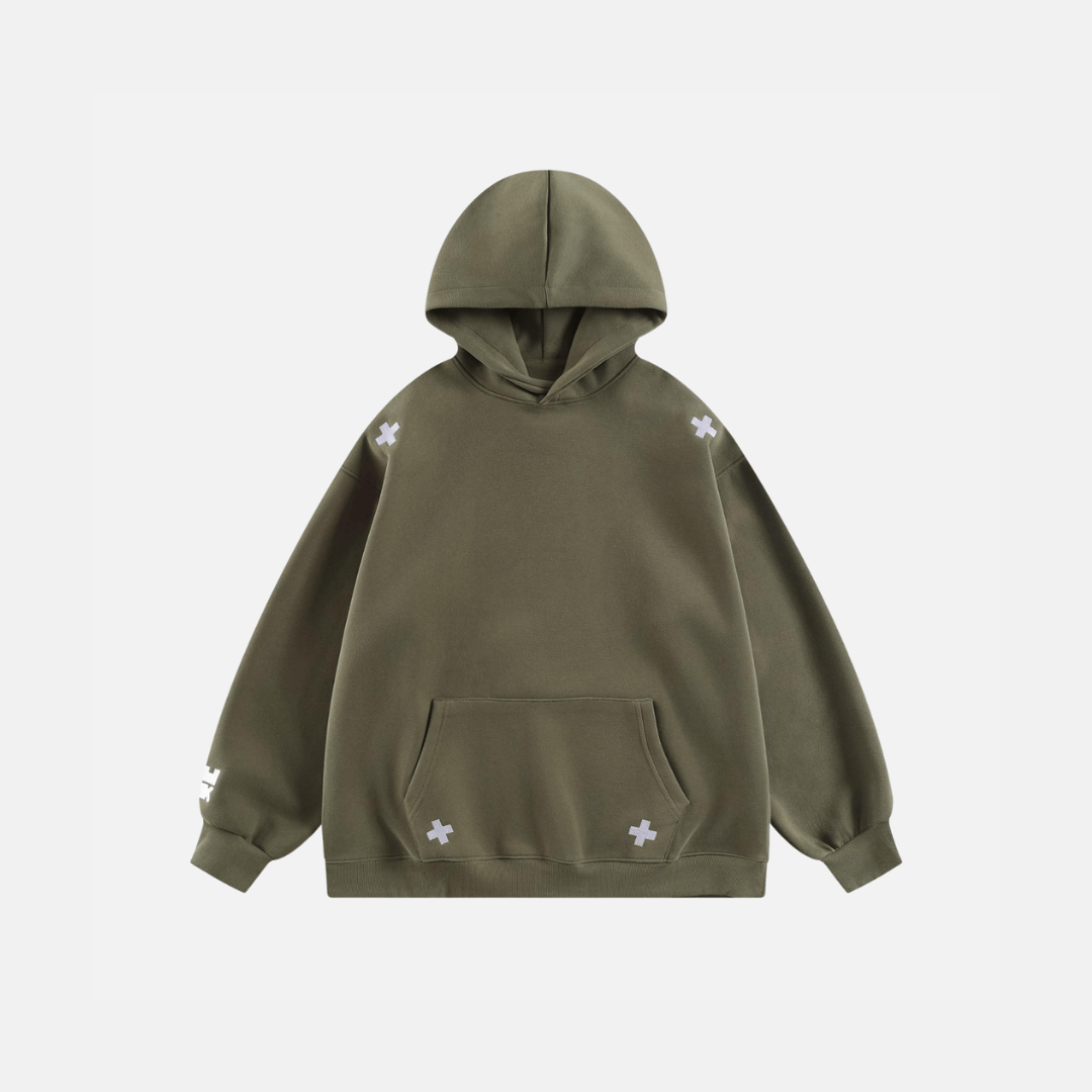 UrbanLaws Nakışlı Harf Patch Sweatshirt