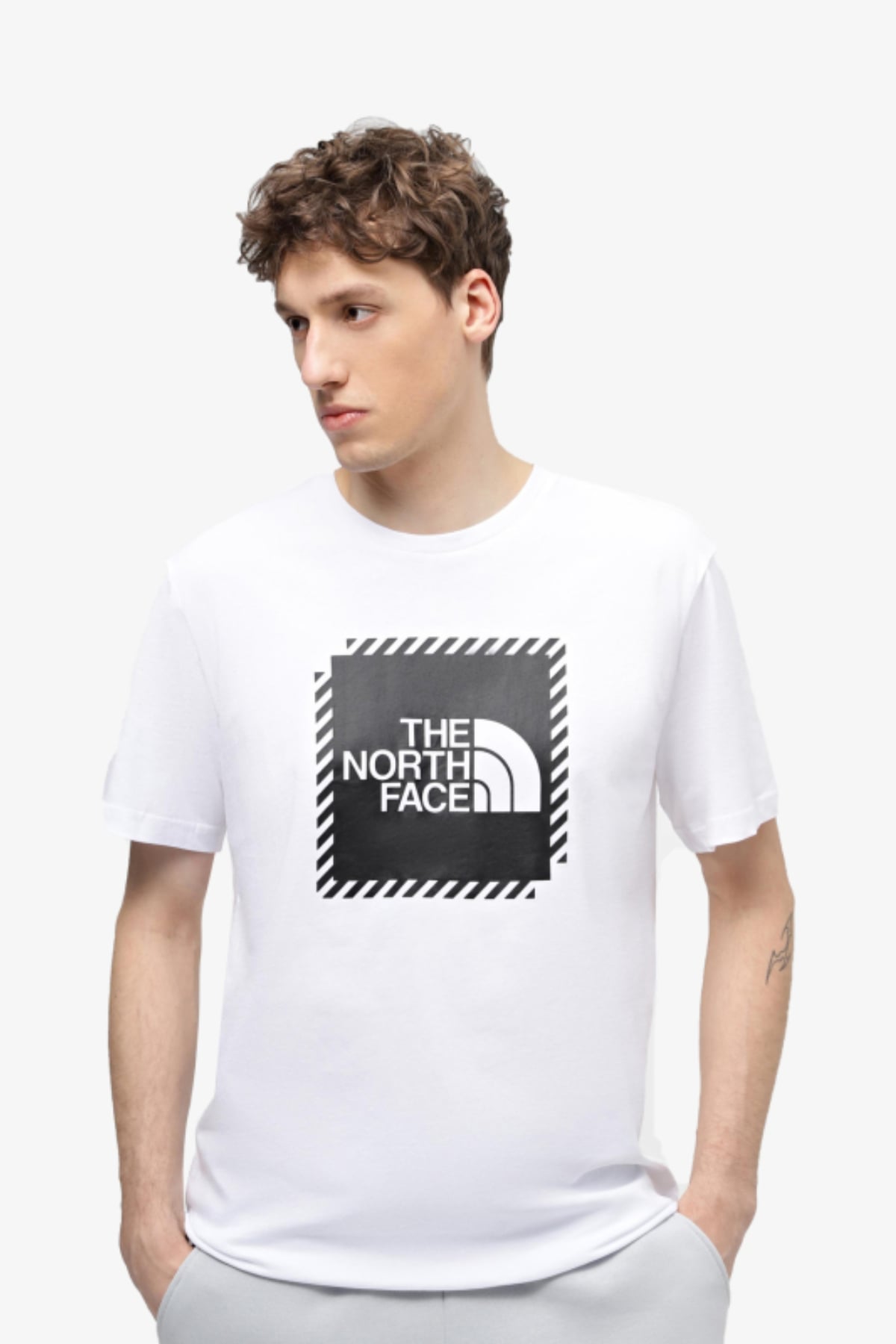 The North Face M BINER GRAPHIC II  Beyaz T-shirt