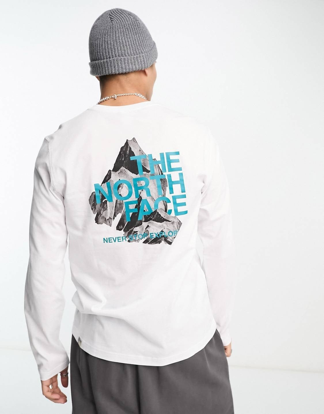 The North Face Mountain Back Print Long Sleeve T-shirt