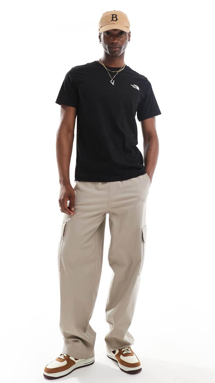 The North Face Topographic back print logo t-shirt