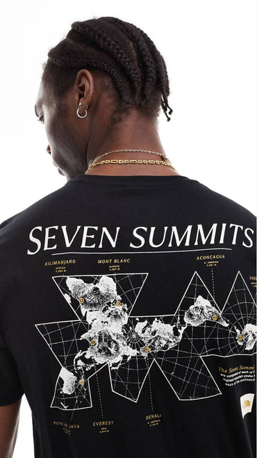 The North Face Topographic back print logo t-shirt