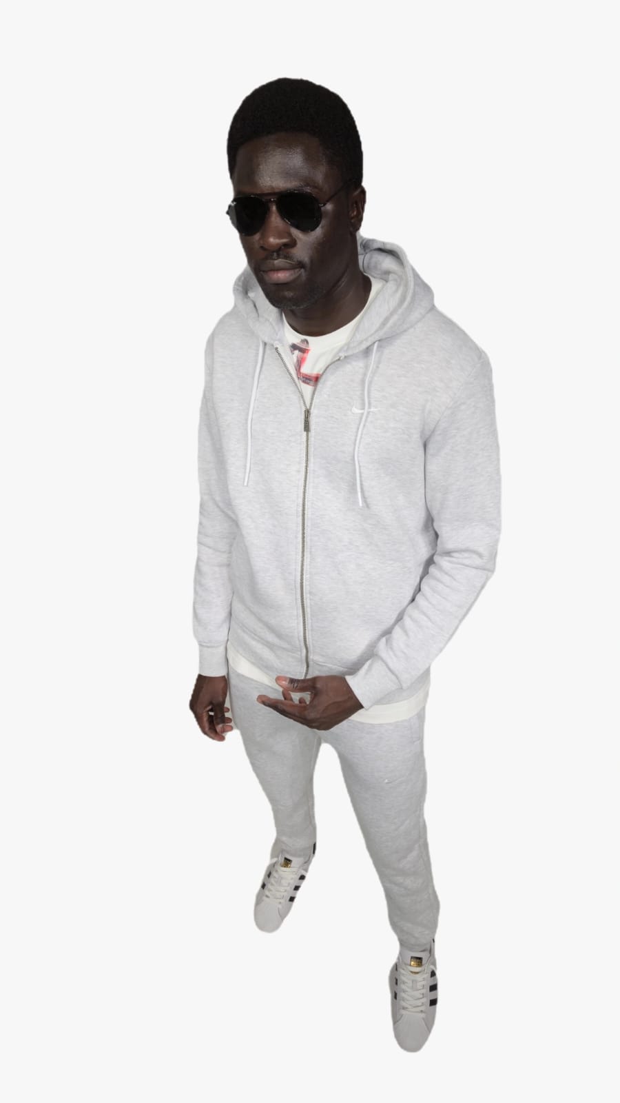 Nike Club Fleece Full Takım Gri