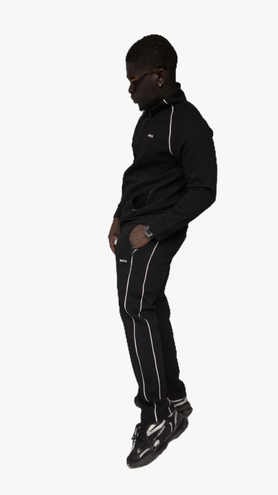 Boss Full Track Suit Siyah