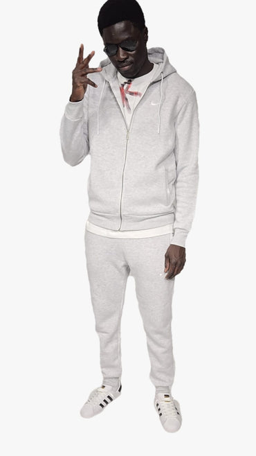 Nike Club Fleece Full Takım Gri