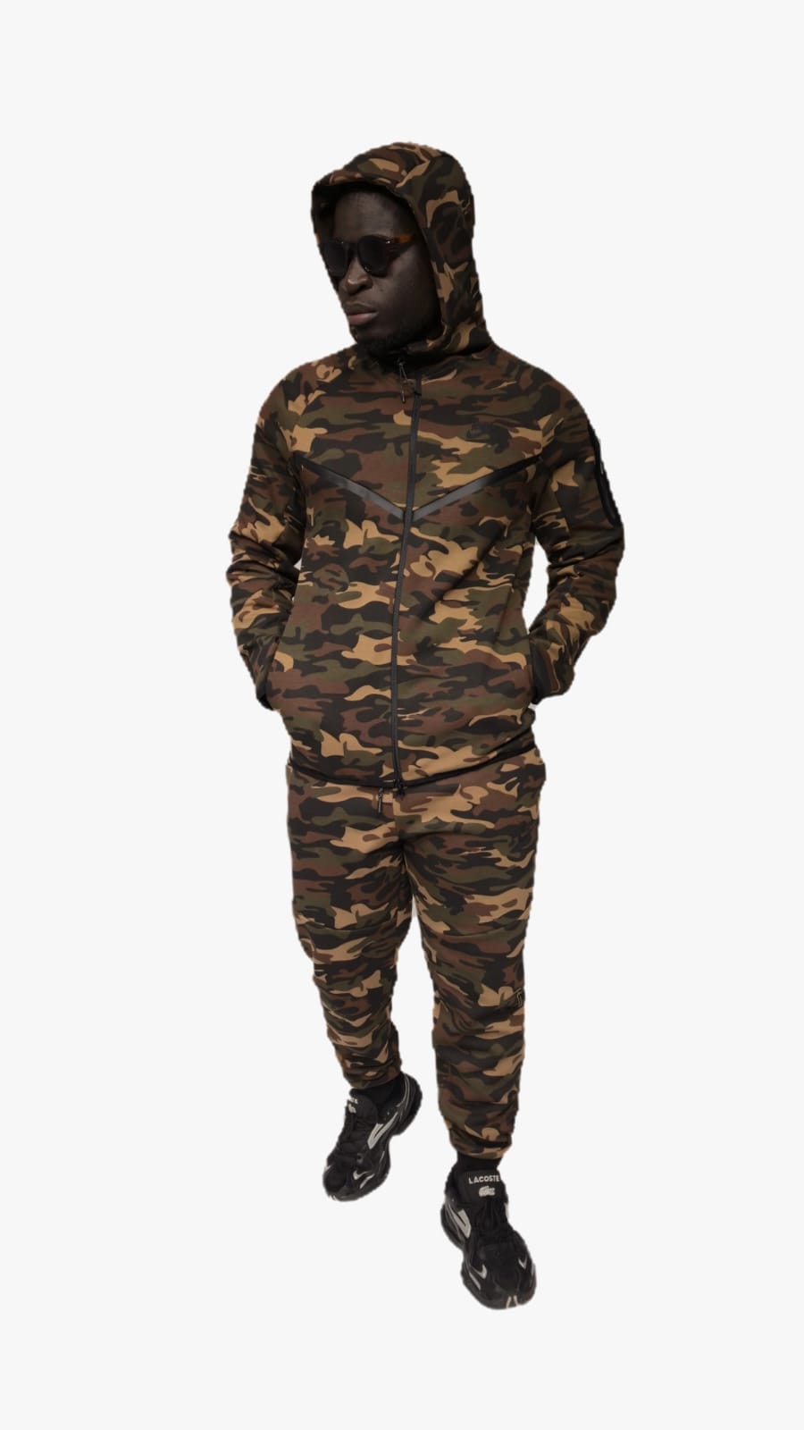 Nike Tech Fleece Kamuflaj Desen Full Takım